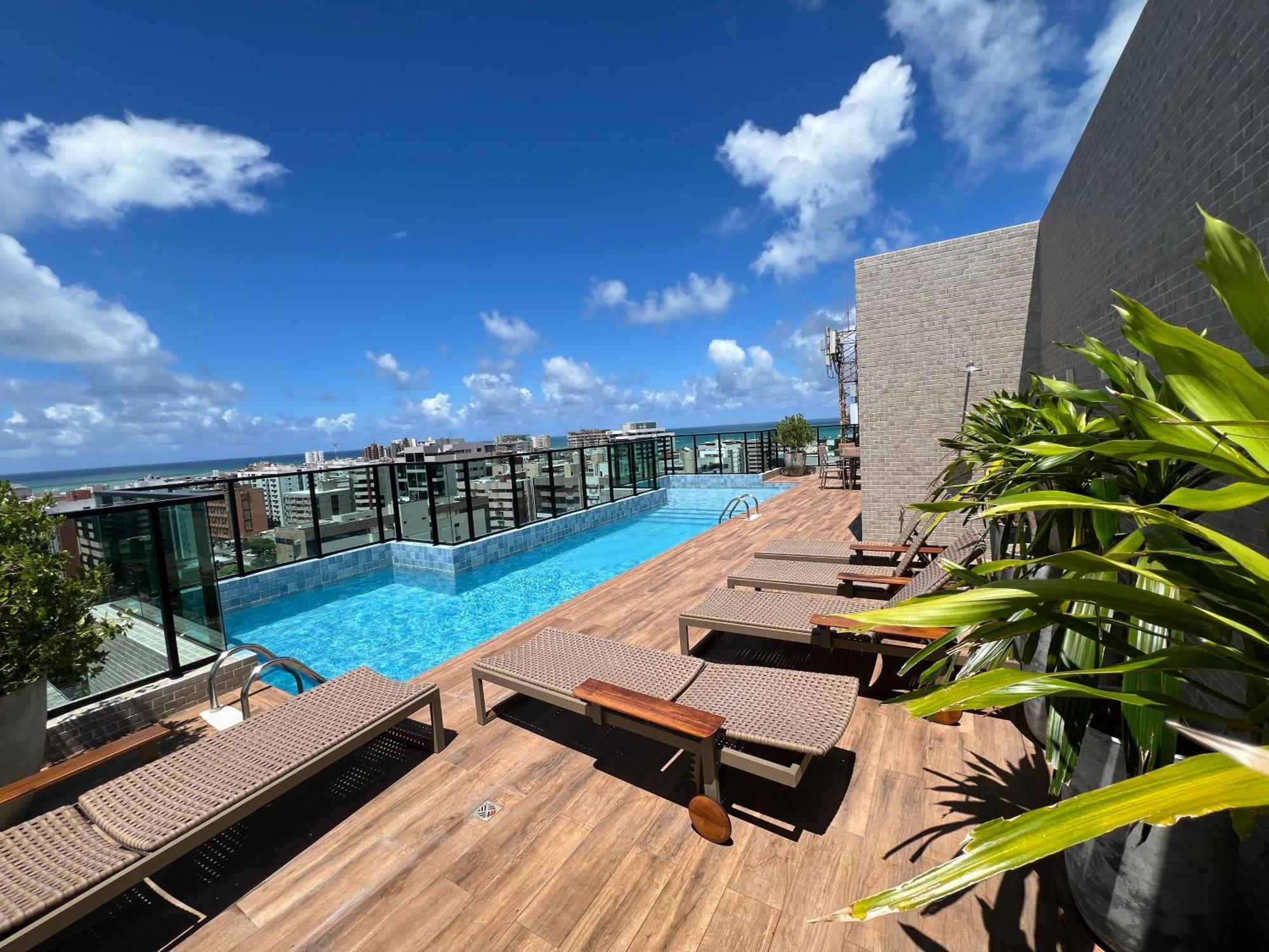 Novissimo, 500M Praia, Garagem, Vista - Luzes Do Arrebol Maceió Eksteriør billede