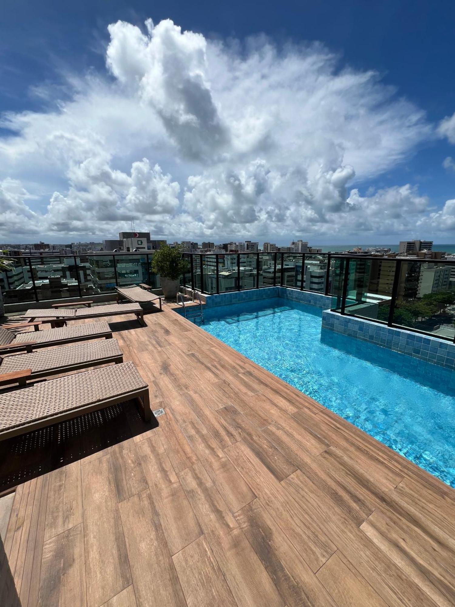 Novissimo, 500M Praia, Garagem, Vista - Luzes Do Arrebol Maceió Eksteriør billede